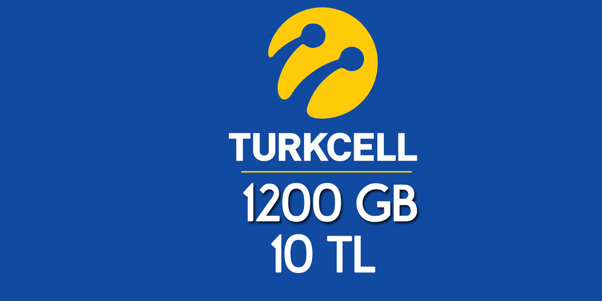 Turkcell 1200 gb data
