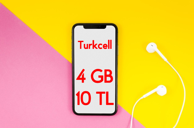 Turkcell 4 GB 10 tl
