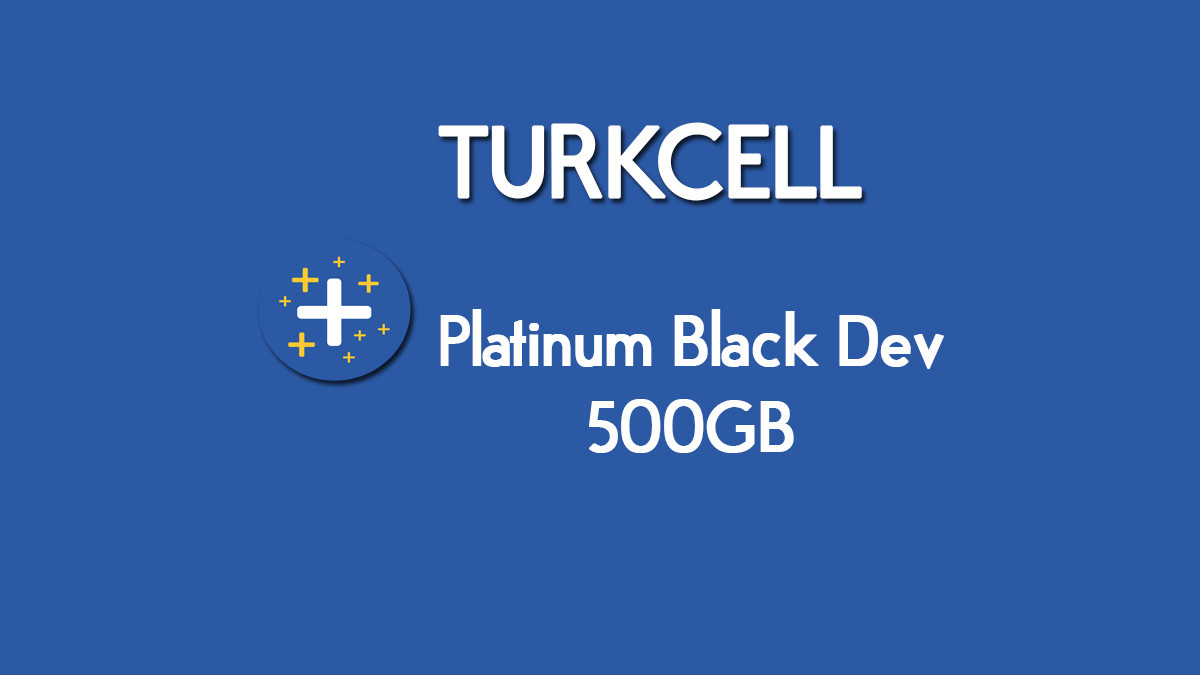 Turkcell Platinum Black Dev 500GB
