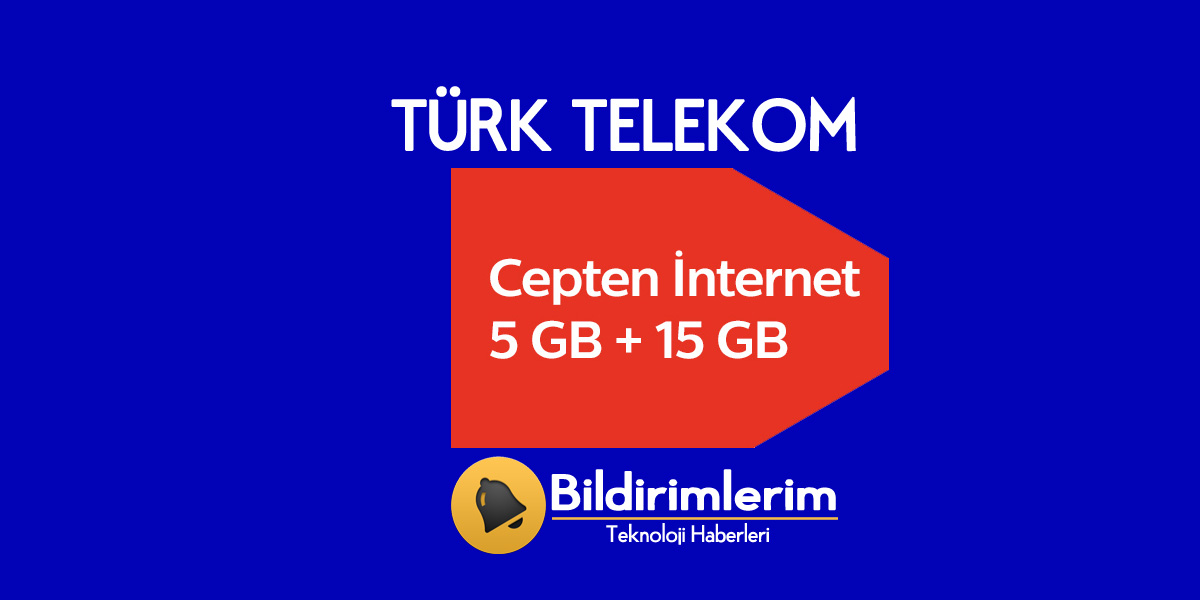 Türk Telekom ek 5 gb internet