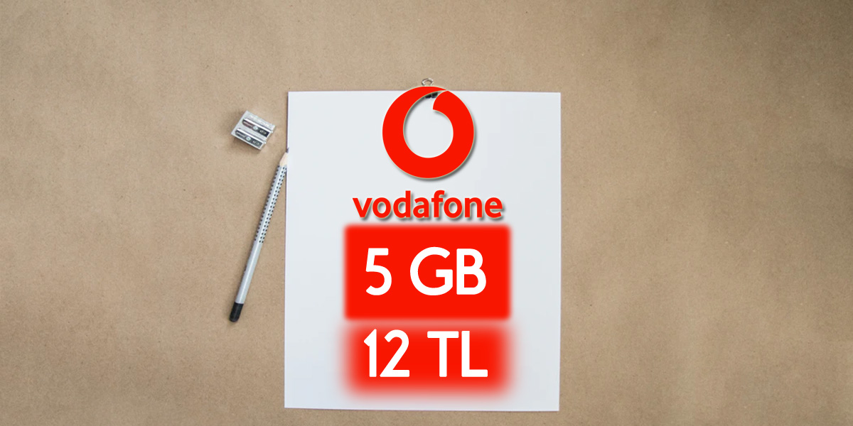 Vodafone 1 Gün geçerli 5 GB