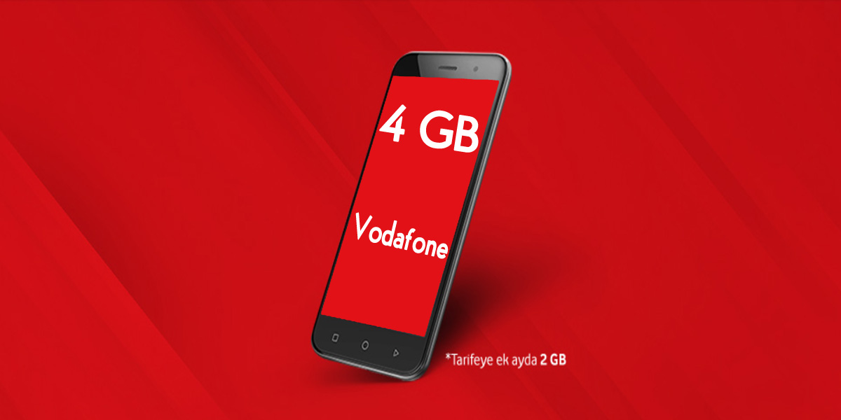 Vodafone 4 GB hediye