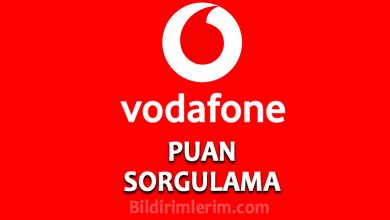Vodafone Puan sorgulama